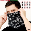 Bandana Magic Face Mask Neckerchief Sun Protection Polyester Men's Scarf Head Buff Unisex Washable Elasticity for Outdoor Riding Helmet and Activities 1 Piece. 