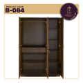 Andormahal (Melamine Laminated Board) Classic 3 part Almirah - 6feet by 3feet by 16 inch. 