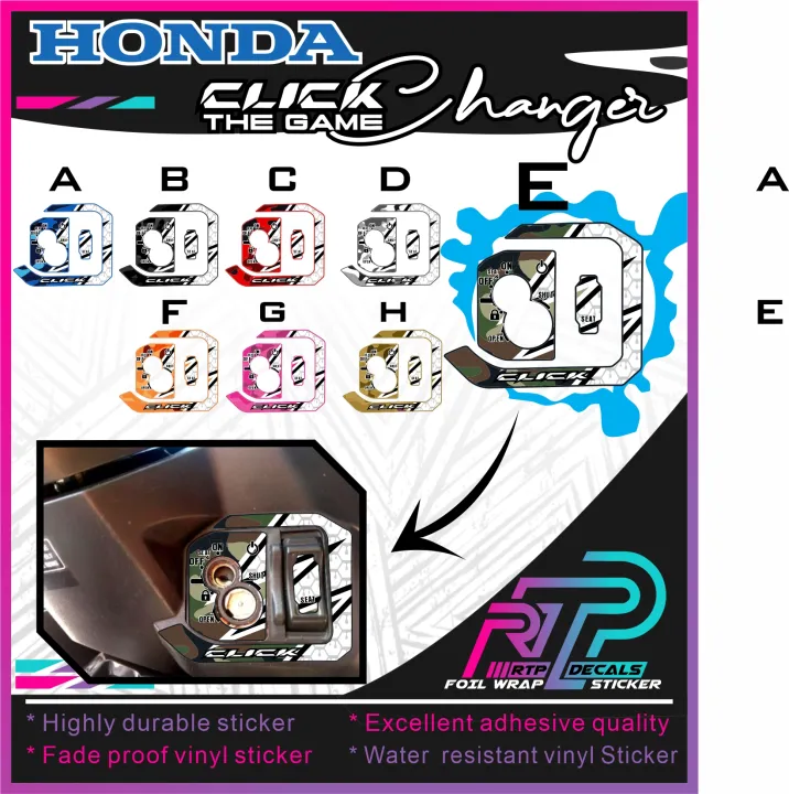 Key%20Panel%20Printed%20Decals%20Sticker%20For%20Honda%20Click%20-%20Image%202