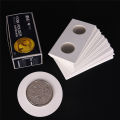 50Pcs New White Cardboard 2x2 Mylar Holders with Storage Box Holder.