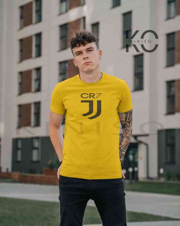 Ronaldo Fan T-Shirt- CR7 JJ – Printed T-shirt for Men in Bangladesh by KINISO