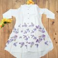 Kurti Elegant Stylish Everyday Design Perfect for Casual and Party Wear Premium Quality Stitched Fabric. 