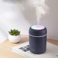 Humidifier Colorful Usb Portable Humidifier For Car, Home, Office, Electric Air Humidifier Aroma Oil Diffuser, Cool Mist Sprayer with Colorful Night Light, 300Ml. 