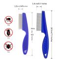 Rabbit Grooming Brush Small Pet Hair Remover Flea Comb Shampoo Bath Brush for Rabbit Hamster Guinea Pig Cleaning Tool.