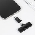 Wireless Lavalier Microphone Portable Audio Video Recording Mini Mic Noise Reduction Wireless Microphone Live Broadcast Gaming. 