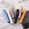 Electrochemical aluminum Perfume bottle Stylish Glass Lipstick tube Aluminum bottle for Perfume packaging Cosmetics industry Travel purposes Personal use Perfect gift. 