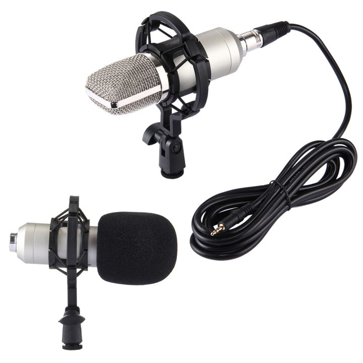 FIFINE%20F-700%20Professional%20Condenser%20Sound%20Recording%20Microphone%20with%20Shock%20Mount%20for%20Studio%20Radio%20Broadcasting%20&%20Live%20Boardcast,%203.5mm%20Earphone%20Port,%20Cable%20Length:%202.5m%20-%20Image%205