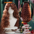 Extra Long Wavy Wigs For Women Pink Synthetic Cosplay Lolita Wigs Natural Hair Woman Wigs Black Blonde Wig Female Lolita Wig.