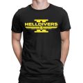 Helldivers Scifi Video Game T-Shirts Men Vintage Cotton Tees O Neck Short Sleeve T Shirts 4XL 5XL 6XL Clothes KEEMEEUYZO. 