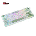RK Royal Kludge R75 Gasket Wired Mechanical Keyboard 81 Key 80% RGB Backlit Hot-swappable Gaming Keyboard with MDA PBT Keycaps.
