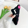 Hello Kitty Cartoon 3D Bow Phone Case For Samsung Galaxy S24 Ultra S23 Plus S22 S21 S20 FE Y2K Anti Fall Soft Silicone Cover.
