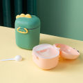 Portable Baby Formula Dispenser Feeding Milk Powder Container 400/800ML Cartoon Dinosaur Shape Travel Food Storage Milk Powder Boxes with Spoon.