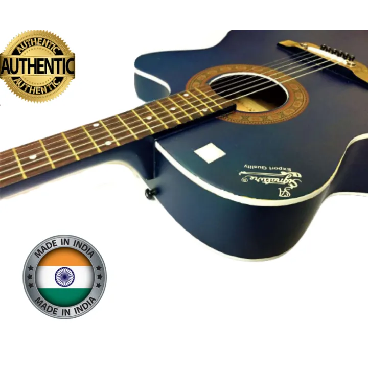 Semi%20Electric%20Indian%20Signature%20Guitar%20with%20Bag%20&%20Picks%20-%20Image%203