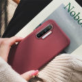 Tokifu For Realme X2 Back Cover Matte Simple Solid Color Soft Silicone TPU Case. 