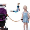 Anti Lost Wrist Link Child Band Hand Safety Strap Baby Kids Bracelet Blue. 