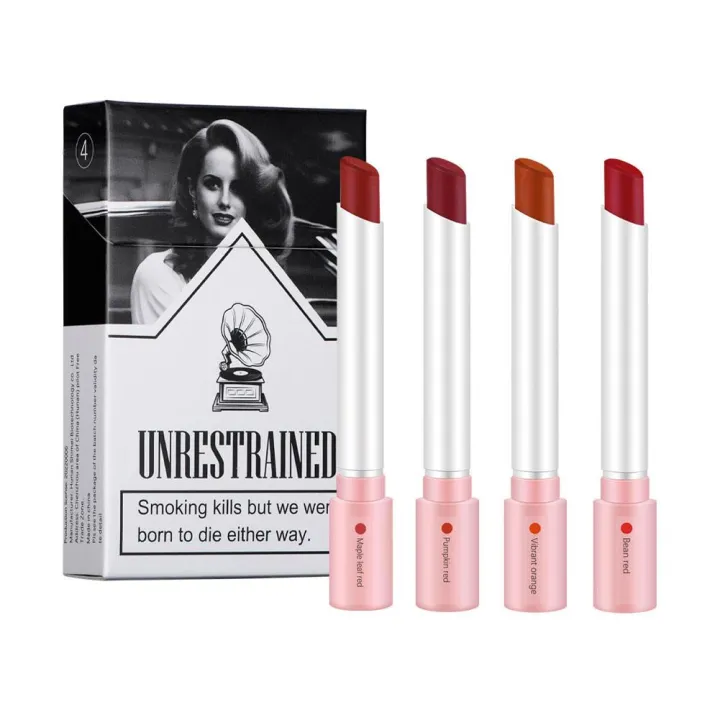 4pcs/1box%20Lip%20Gloss%20Set%20Waterproof%20Long-wear%20Liquid%20Lipstick%20Lip%20Colour%20Lips%20Daily%20Makeup%20Women%20Cosmetics%20-%20Image%204