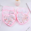 【2025 NEW】 1Set Cute Exquisite Multicolor Cartoon Hypoallergenic Plastic Stud Earrings Set For Women Girl Wedding Christmas Gifts Jewelry.