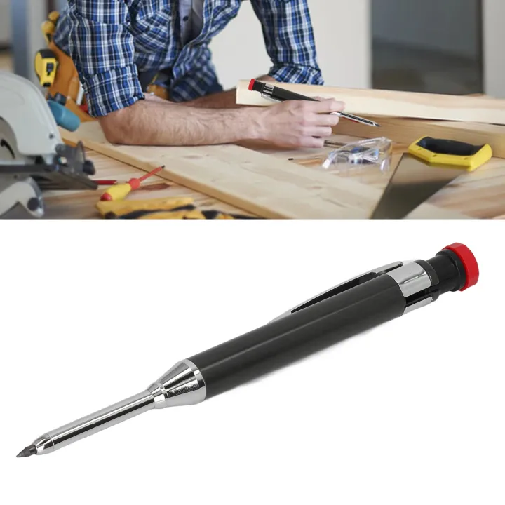 Mechanical%20Carpenter%20Pencil,%20Non%20Loose%20Extended%20Tip%20Incisive%20Solid%20Refill%20Portable%20Long%20Nose%20Deep%20Hole%20Carpenter%20Pencil%20with%20Sharpener%20for%20Drawing%20Work%20-%20Image%206