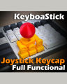 3D Printed KeyboaStick Mini Arcade Joystick Keycap Attachment for Mechanical Keyboards - Cherry MX Compatible 4-Way Controller for WASD and Arrow Keys (Full & 65% Layouts). 