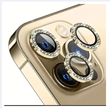 badgefor iPhone 15 Pro Camera Lens Protector Tempered Glass Screen Protector, Anti-Scratch 12 pro Premium Tempered Glass Film Aluminum Alloy 3D Lens Ring Cover for IPgone 14 Pro max -iPhone 14 Pro 11 12 13 pro max