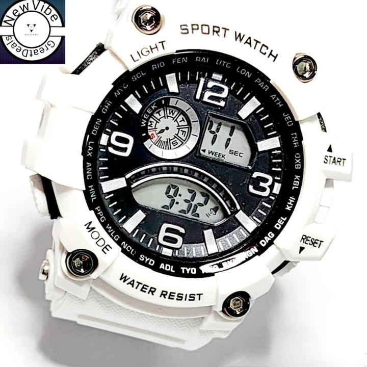 New High-Quality Boys Digital Sport Watch with Water Resistant and Multicolor Display