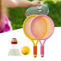 Kids Badminton Tennis Set Game Tennis Racquets Set for Beach Toys Girls. 
