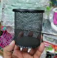 Metal Pen Holder Mesh Pencil Holder Desk Organizer For Office & Home Color-  Black (2 pcs). 