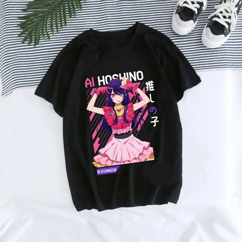 Anime Fan Shirt Unisex Casual Oshi No Ko Anime T-Shirt - Unisex Ai