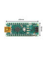 Original genuine ARDUINO NANO A000005 ATmega328 development board module. 