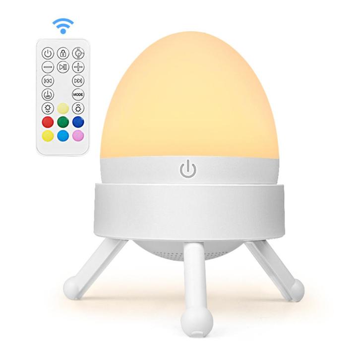 Usb Smart ful Night Light Built In 17 Natural Sounds Rechargeable Remote Control Sleep Aid With Timing Function