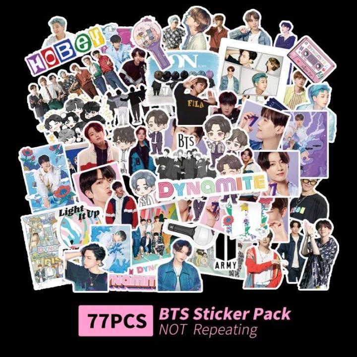 77 pcs Set/ BTS Dynamite Album Concept Stickers Set