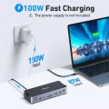 MOKiN USB C Hub Usb Type C Laptop Docking Station Multi-port Adapter HDMI RJ45 PD3.0 USB-A 2.0 3.0 SD/TF DP for Macbook Windows. 