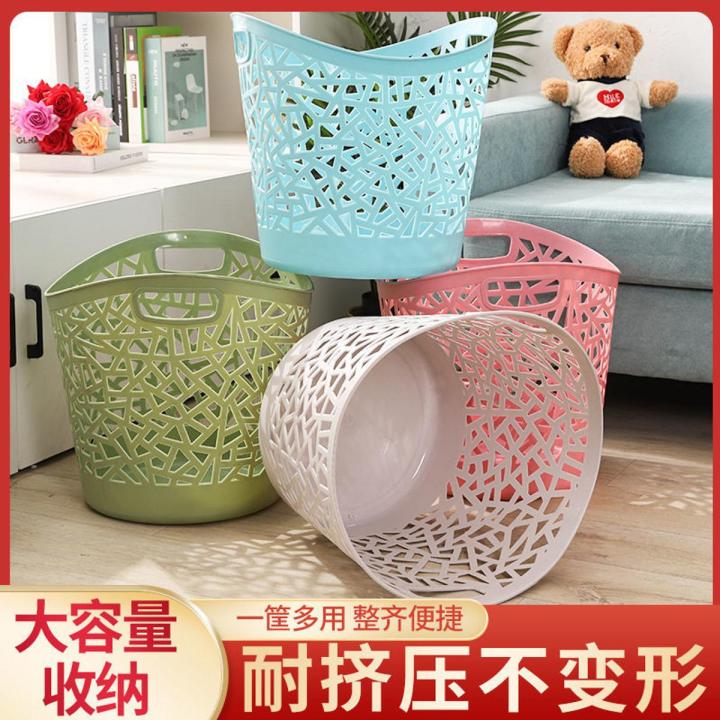 Folding Laundry Basket Plastic Large Dormitory Laundry Basket Bathroom Dirty Clothes Lou Household Toy Clothes Finishing Storage Basket