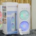 Rechargeable Double Head Portable Mini Air Cooling Mist Fan.