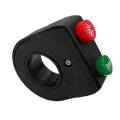 1 Piece Electric Bicycle Switch Handlebar Headlight Horn Switch Throttle on OFF Button 12V Plastic for Scooters Ebike Accessories.