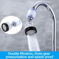 Practical Household Faucet Filter Splash-proof Head Shower Water Filter Universal Kitchen Tap Water Booster Stretchable Extender. 