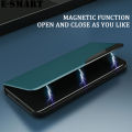 Phone Flip case Samsung Galaxy S10 Plus Clear Window View Smart Transparent PU Leather Stand Holder Phone case for Samsung S10 Plus Flip Back cover cases.