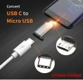 Type C to Micro USB Converter Type C Female to Micro USB Male Adapter. 