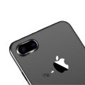 Apple. Metal Look Silver Color Logo Sticker for All Mobile.