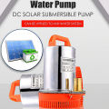 Submersible Water Pump DC 12V - DC Solar Math Pump - Solar Power Submersible Water Pump 1" Outlet Stainless Steel & Plastic Body.
