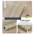 Wood grain self-adhesive wall stickers waterproof PVC wallpaper mural furniture decoration stickers home wallpaper 4x2 feet. 