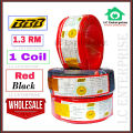 1.3 Rm Electric Cable Red/Black Color (1 coil)  Electric Cable. 