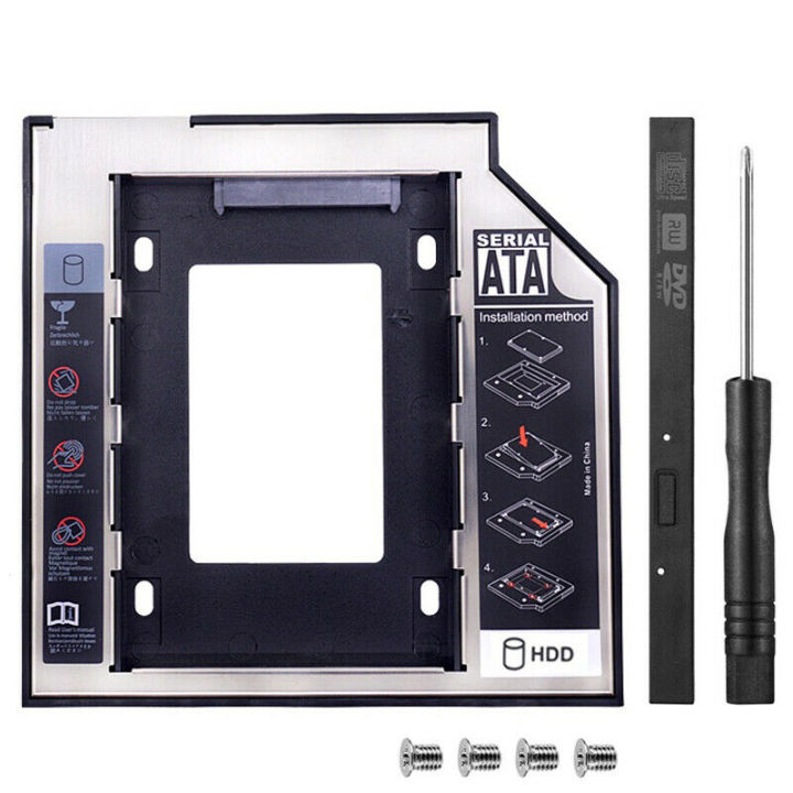 9.5mm%20SATA%202nd%20HDD%20SSD%20Hard%20Drive%20Caddy%20Universal%20Laptop%20CD%20DVD-ROM%20-%20Image%203