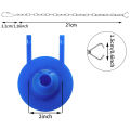 Toilet Flappers Replacement Universal Rubber Toilet Bowl Flapper with 4 Pieces Flapper Chains Replacement.