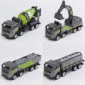 【Lejia】12 Styles Alloy Diecast Simulation Engineering Model Toys Crane Bulldozer Excavator Forklift Vehicles Educational. 