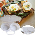 Kitchen Microwave Oven Round Shape Egg Steamer Cooking Mold Egg Poacher Egg Tool Conbo. 