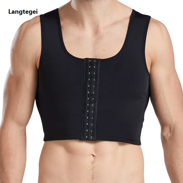 Men's%20Chest%20Vest%20Sweat%20Chest%20Bandage%20Tight-fitting%20Underwear%20Body%20Shaper%20Corset%20Support%20Belt%20Chest%20Compression%20Correct%20Posture%20-%20Image%207