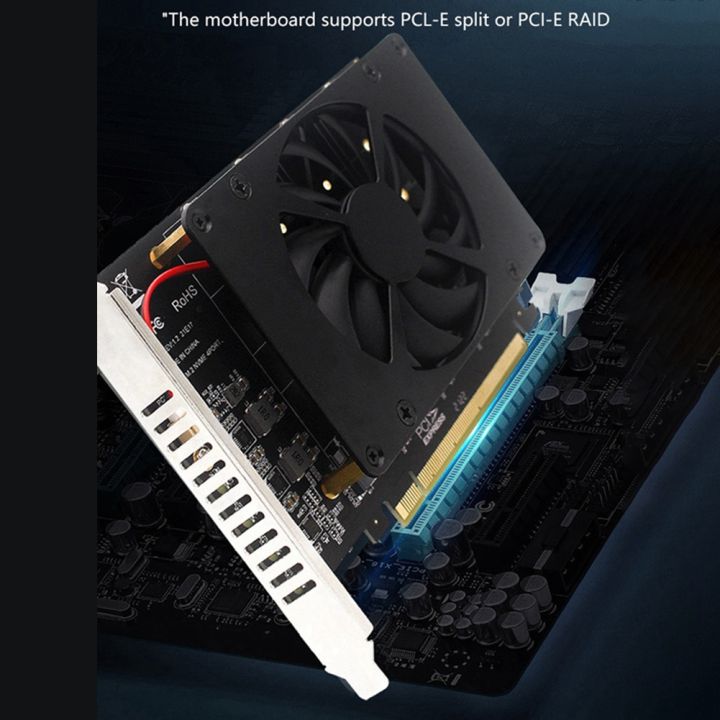 PCIEX16%20NVME%20M2%20MKEY%20SSD%20RAID%20Array%20Expansion%20Adapter%20Card%20Motherboard%20PCIE%20Split%20Card%20-%20Image%202