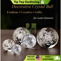(New)WATER FOUNTAIN CRYTAL GLA BALL FEATURE ACCEORIE.