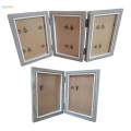 Folding Photo Frame Decorative Hinged Photo Frame for Entrance Desk Table.